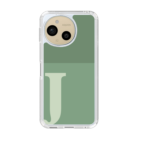 Slim Protection Case［ Original - initial two tone - J green ］