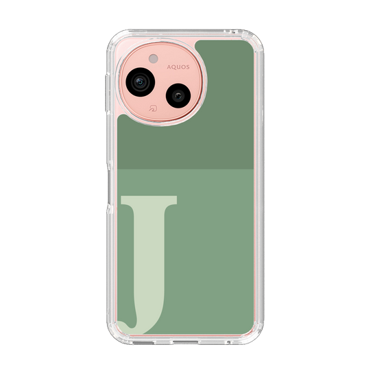Slim Protection Case［ Original - initial two tone - J green ］