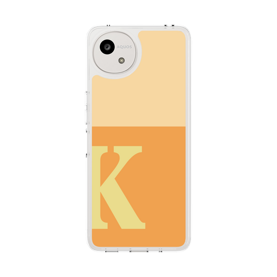 Slim Protection Case［ Original - initial two tone - K orange ］