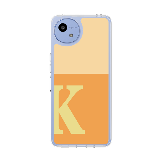 Slim Protection Case［ Original - initial two tone - K orange ］