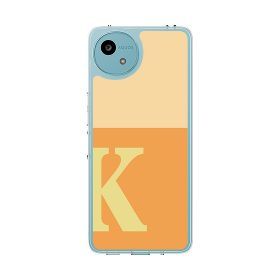 Slim Protection Case［ Original - initial two tone - K orange ］