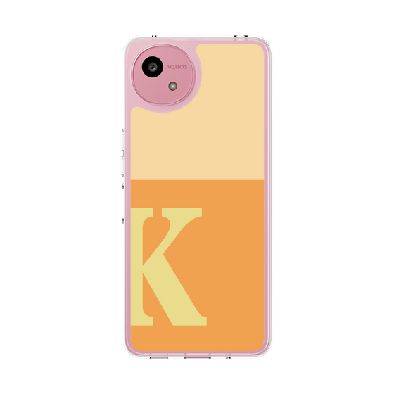 Slim Protection Case［ Original - initial two tone - K orange ］