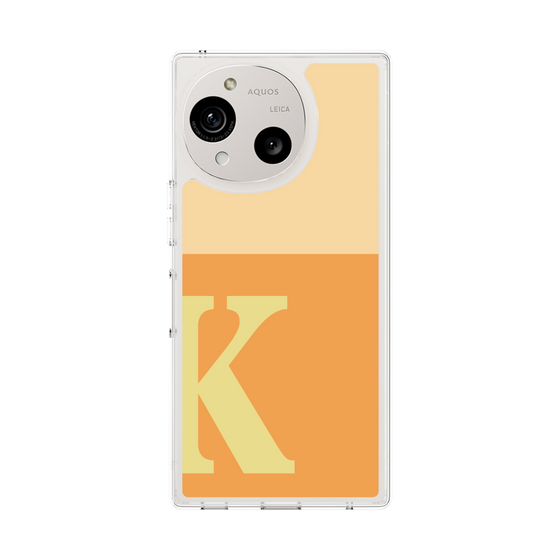 Slim Protection Case［ Original - initial two tone - K orange ］