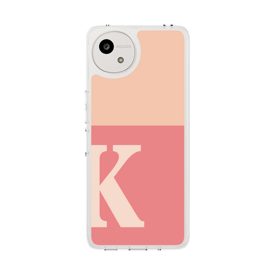 Slim Protection Case［ Original - initial two tone - K pink ］