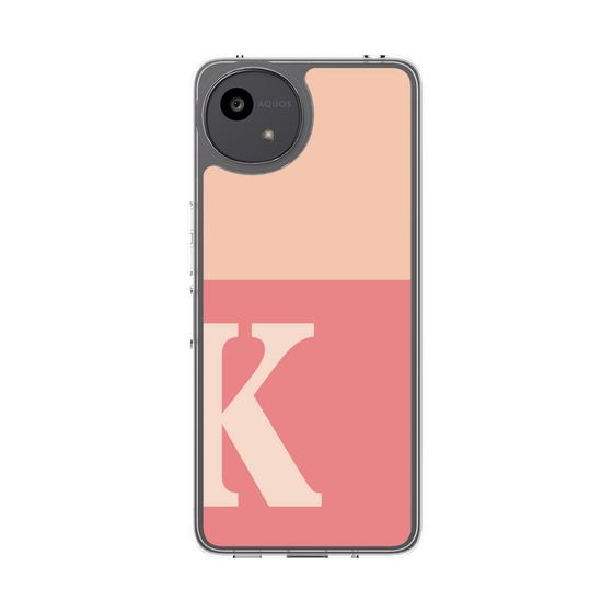 Slim Protection Case［ Original - initial two tone - K pink ］