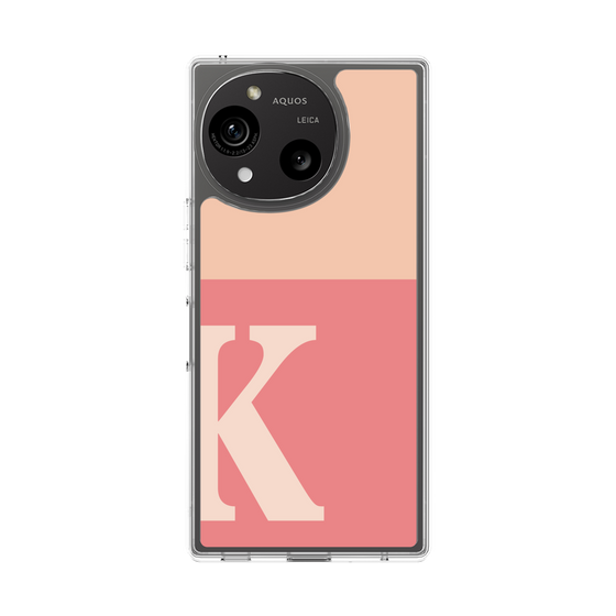 Slim Protection Case［ Original - initial two tone - K pink ］