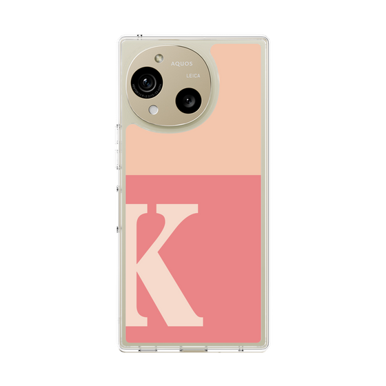 Slim Protection Case［ Original - initial two tone - K pink ］