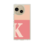 Slim Protection Case［ Original - initial two tone - K pink ］