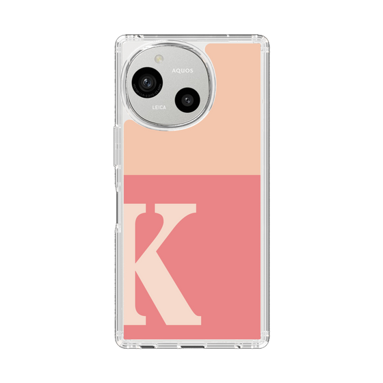 Slim Protection Case［ Original - initial two tone - K pink ］