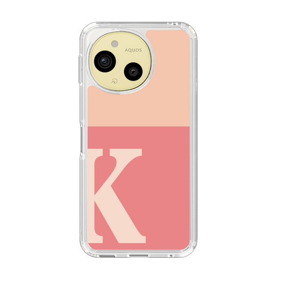 Slim Protection Case［ Original - initial two tone - K pink ］