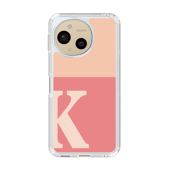 Slim Protection Case［ Original - initial two tone - K pink ］