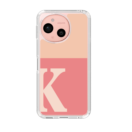 Slim Protection Case［ Original - initial two tone - K pink ］