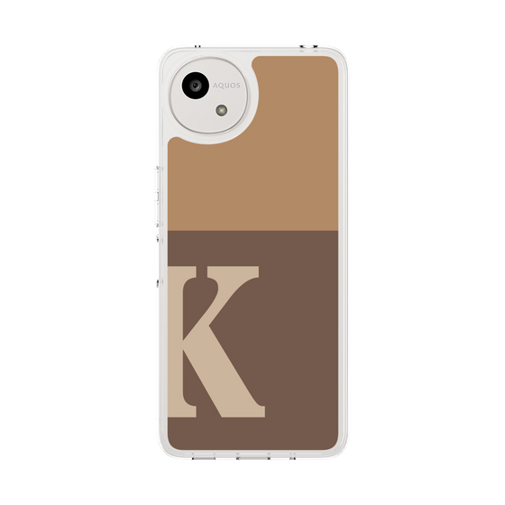 Slim Protection Case［ Original - initial two tone - K brown ］