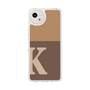 Slim Protection Case［ Original - initial two tone - K brown ］