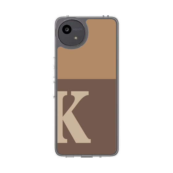 Slim Protection Case［ Original - initial two tone - K brown ］
