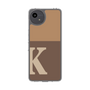 Slim Protection Case［ Original - initial two tone - K brown ］