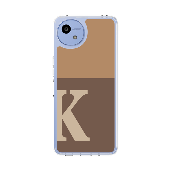 Slim Protection Case［ Original - initial two tone - K brown ］