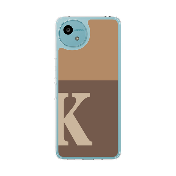 Slim Protection Case［ Original - initial two tone - K brown ］