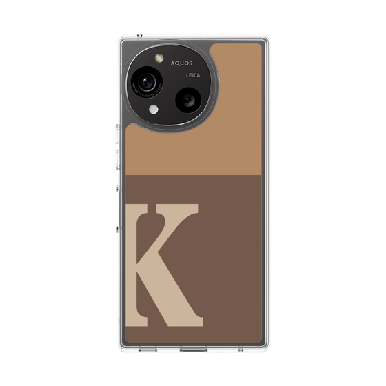 Slim Protection Case［ Original - initial two tone - K brown ］
