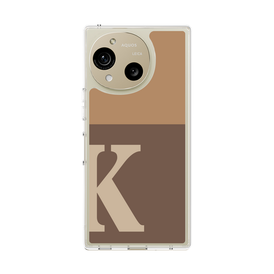 Slim Protection Case［ Original - initial two tone - K brown ］