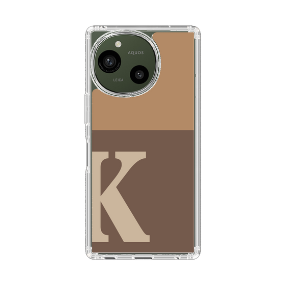 Slim Protection Case［ Original - initial two tone - K brown ］