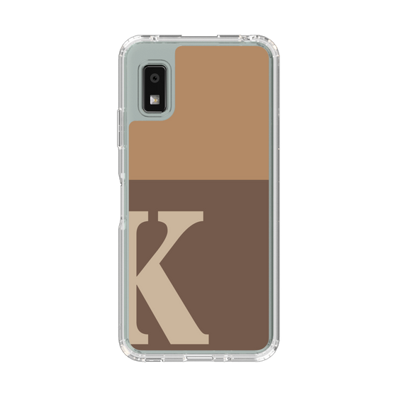 Slim Protection Case［ Original - initial two tone - K brown ］