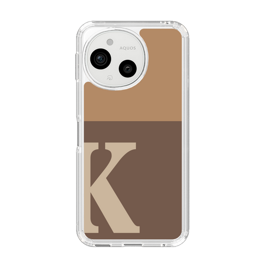 Slim Protection Case［ Original - initial two tone - K brown ］