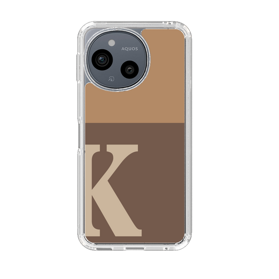 Slim Protection Case［ Original - initial two tone - K brown ］