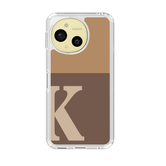 Slim Protection Case［ Original - initial two tone - K brown ］