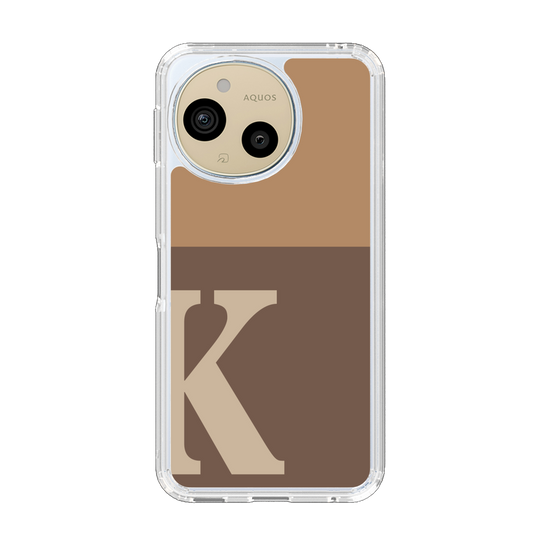 Slim Protection Case［ Original - initial two tone - K brown ］