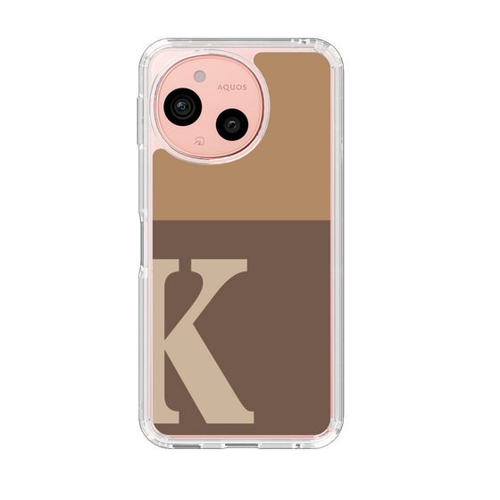 Slim Protection Case［ Original - initial two tone - K brown ］