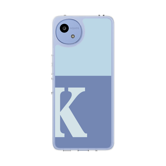 Slim Protection Case［ Original - initial two tone - K blue ］
