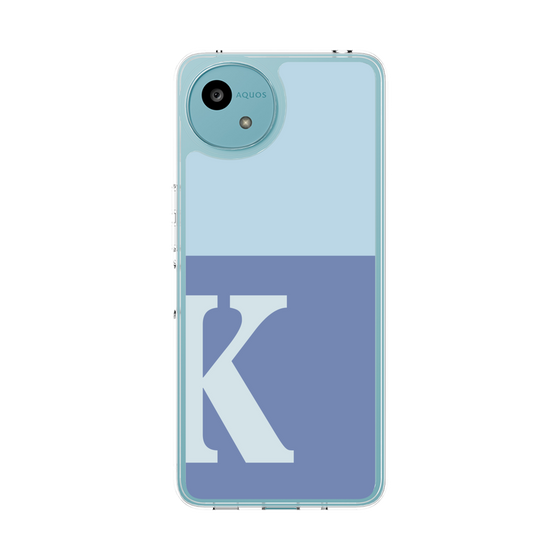 Slim Protection Case［ Original - initial two tone - K blue ］