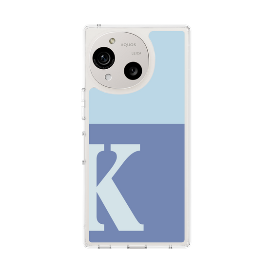 Slim Protection Case［ Original - initial two tone - K blue ］