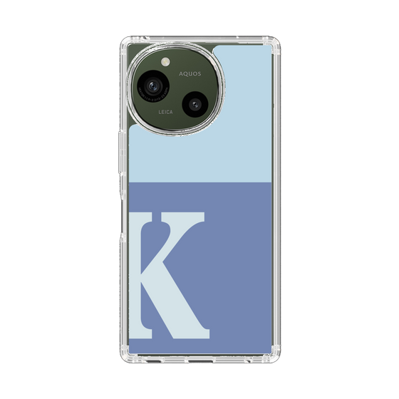 Slim Protection Case［ Original - initial two tone - K blue ］