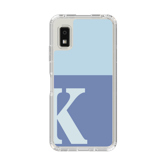 Slim Protection Case［ Original - initial two tone - K blue ］