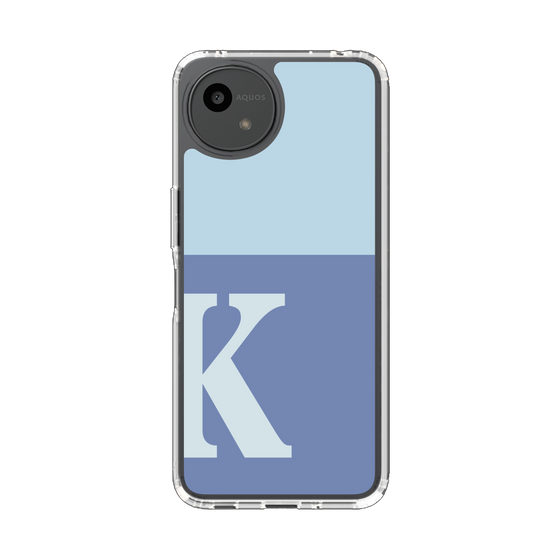 Slim Protection Case［ Original - initial two tone - K blue ］
