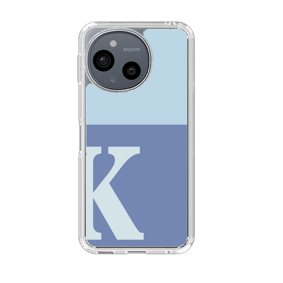 Slim Protection Case［ Original - initial two tone - K blue ］