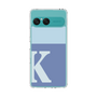 Slim Protection Case［ Original - initial two tone - K blue ］