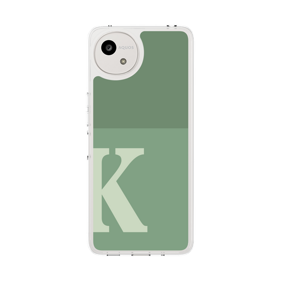 Slim Protection Case［ Original - initial two tone - K green ］