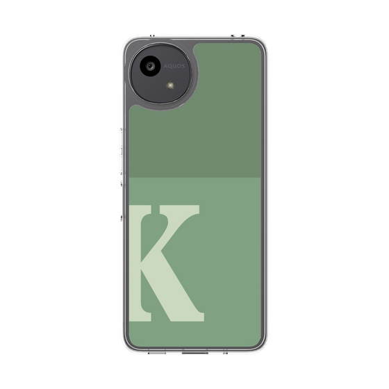Slim Protection Case［ Original - initial two tone - K green ］