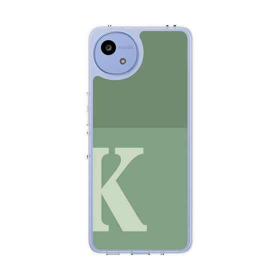 Slim Protection Case［ Original - initial two tone - K green ］