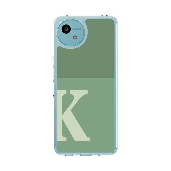 Slim Protection Case［ Original - initial two tone - K green ］