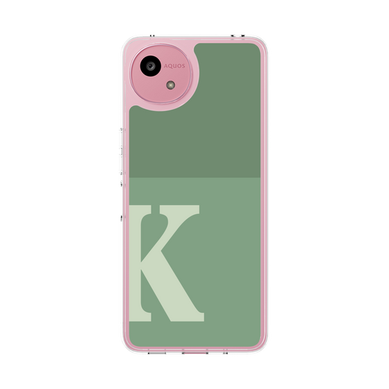 Slim Protection Case［ Original - initial two tone - K green ］