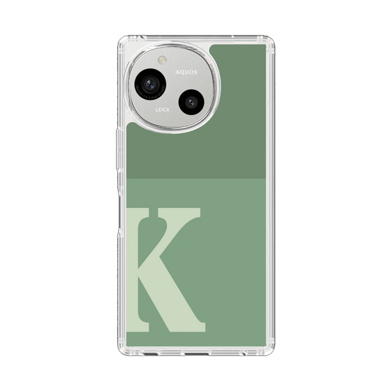 Slim Protection Case［ Original - initial two tone - K green ］