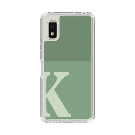 Slim Protection Case［ Original - initial two tone - K green ］