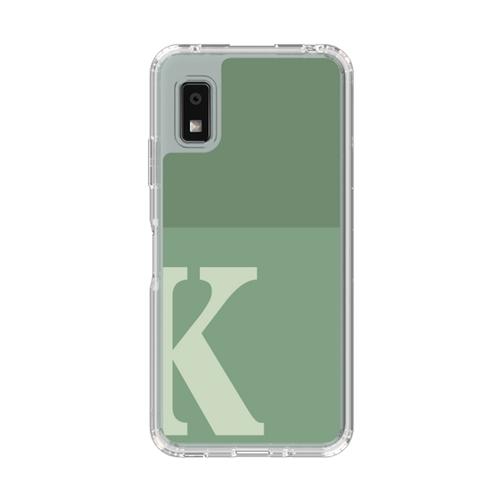 Slim Protection Case［ Original - initial two tone - K green ］