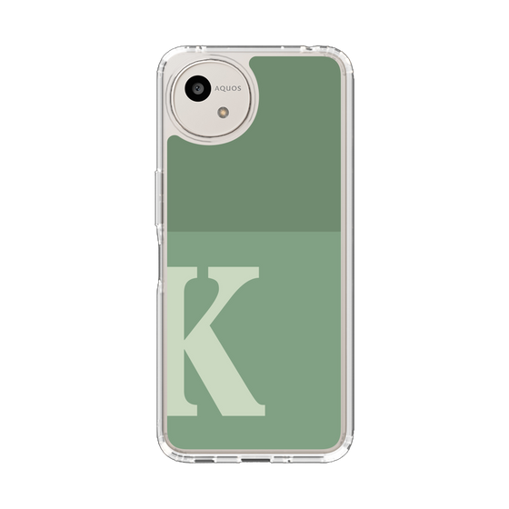 Slim Protection Case［ Original - initial two tone - K green ］