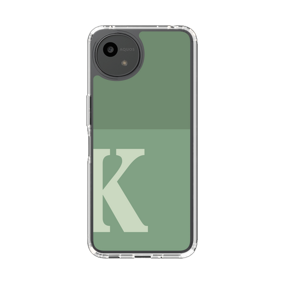 Slim Protection Case［ Original - initial two tone - K green ］