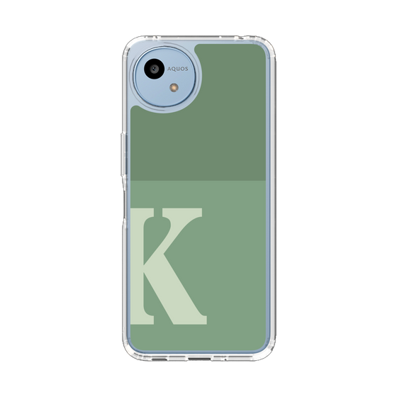 Slim Protection Case［ Original - initial two tone - K green ］